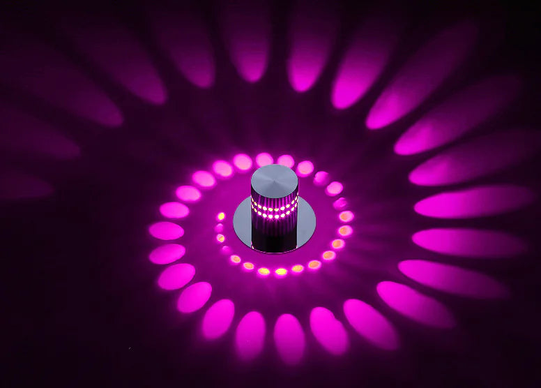 Luz de Pared para Pasillo con LED Cambiante de Colores